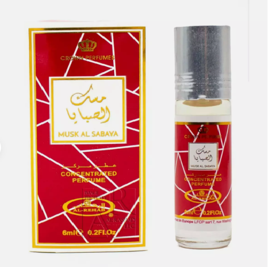 Pack of 6 - Musk Al Sabaya 6ml Perfume Oil by Al Rehab