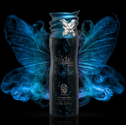 Fraiche Tuborose 200ml Body Spray by Nylaa (Pack of 12)