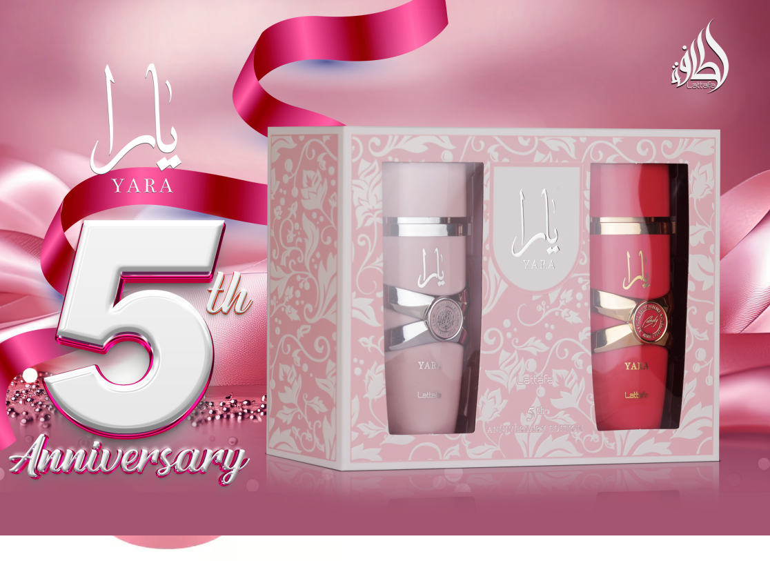 Yara 5th Anniversary Edition 2P Gift Set by Lattafa