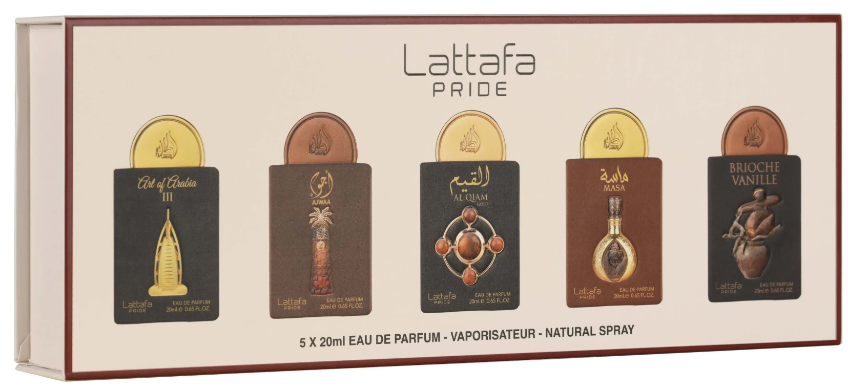 5P Giftset 20ml Box-04 by Lattafa Pride