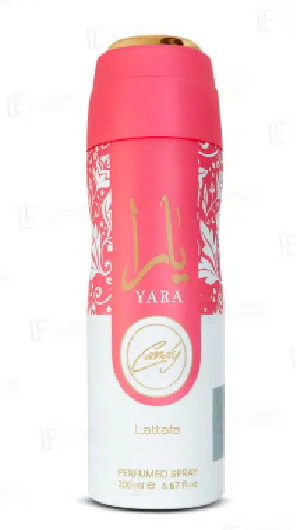 Yara Candy 200ml Body Sprays by Lattafa (Pack of 12)
