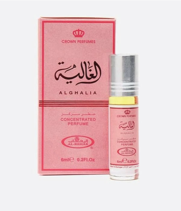 Pack of 6 - Alghalia   6ml Perfume Oil by Al Rehab