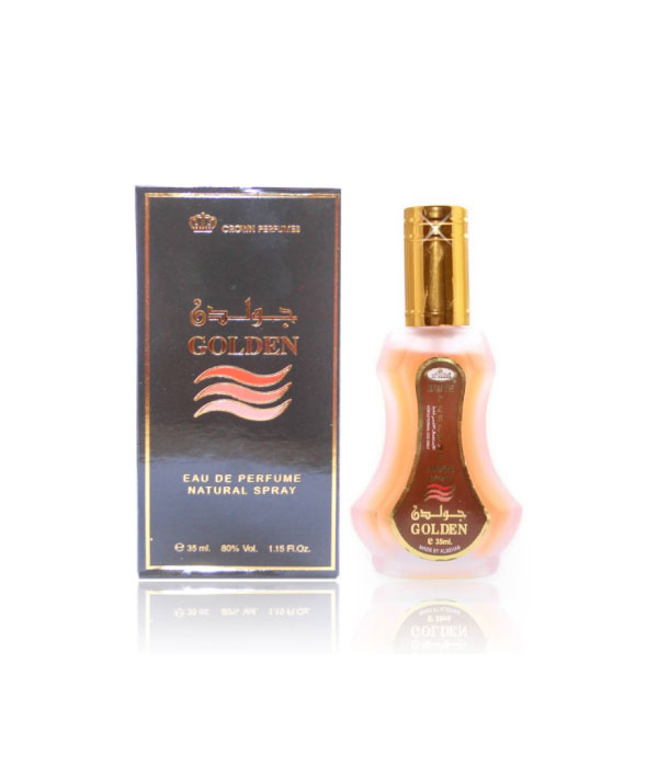Pack of 12- Golden 35ml Perfume by Al Rehab