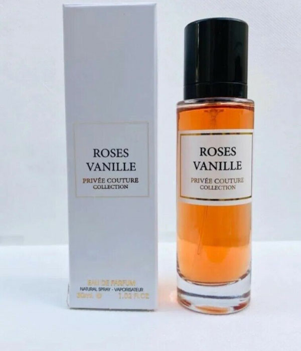 Roses Vanilla 30ml Prive Collection by Ard Al Zaafaran(Pack of 12)
