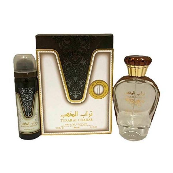 Turab Al Dhahab 100ml + Deo Eau De Parfum by Ard Al Zaafaran