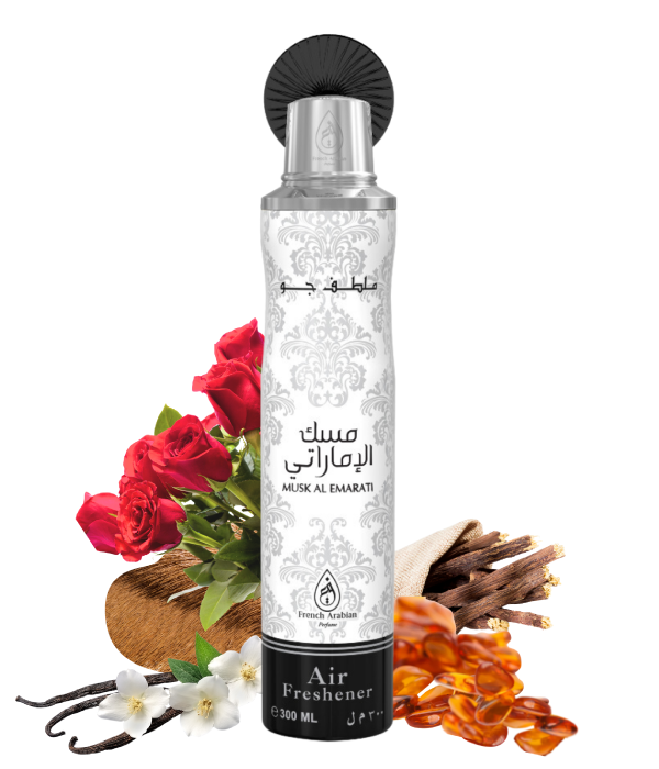 Musk Al Emarati 300ml by French Arabian Perfumes- Pack of 12 Air Freshener