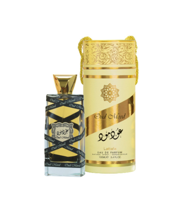 Oud Mood Golden 100ml by Lattafa Perfumes- Eau De Parfum